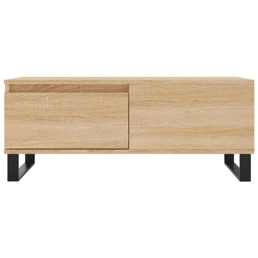 Table basse Chêne sonoma 90x50x36,5 cm Bois d'ingénierie - 5