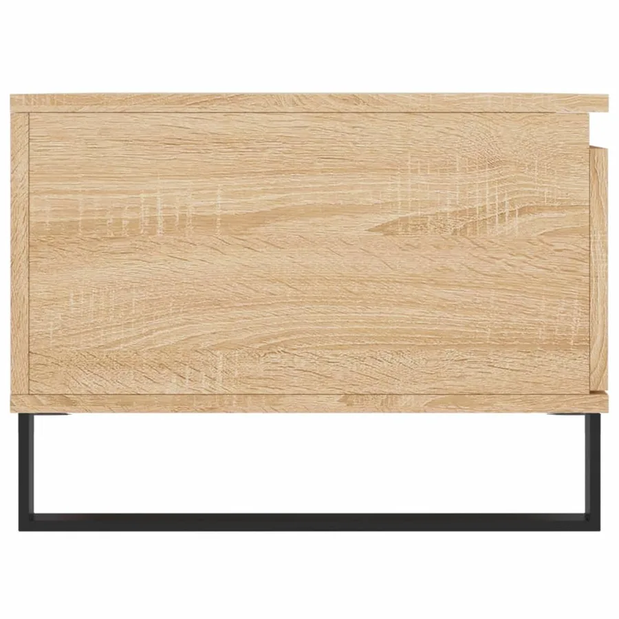 Table basse Chêne sonoma 90x50x36,5 cm Bois d'ingénierie - 7