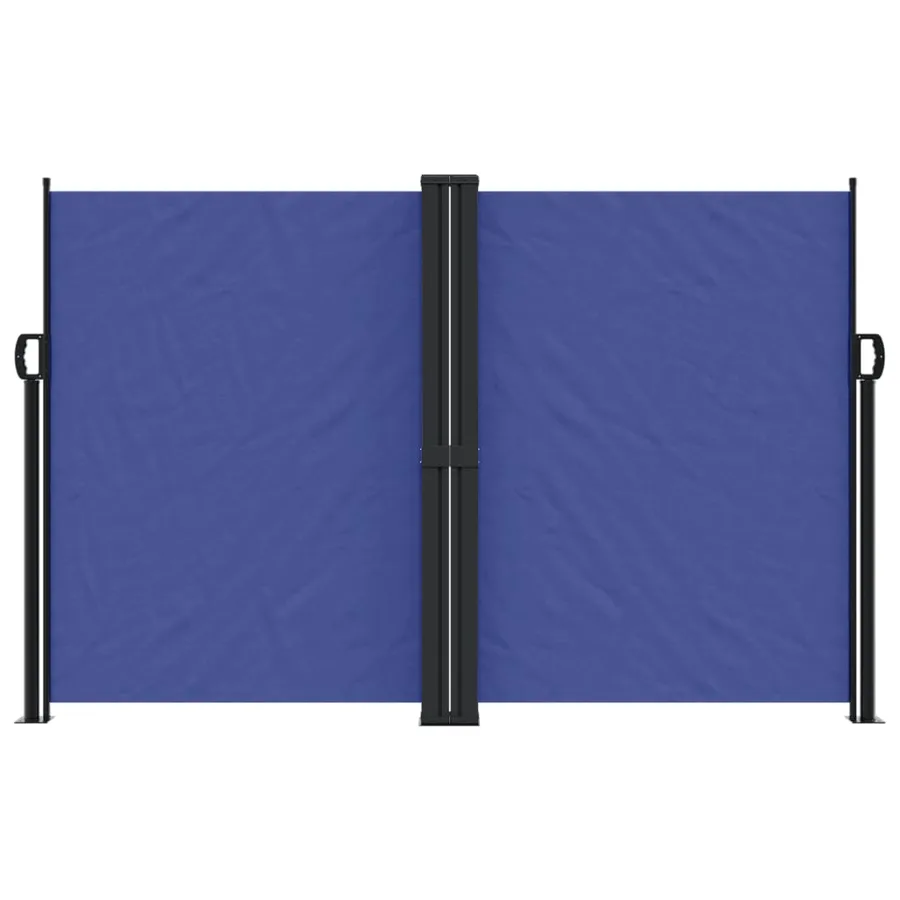 Auvent latéral rétractable bleu 160x600 cm - 3