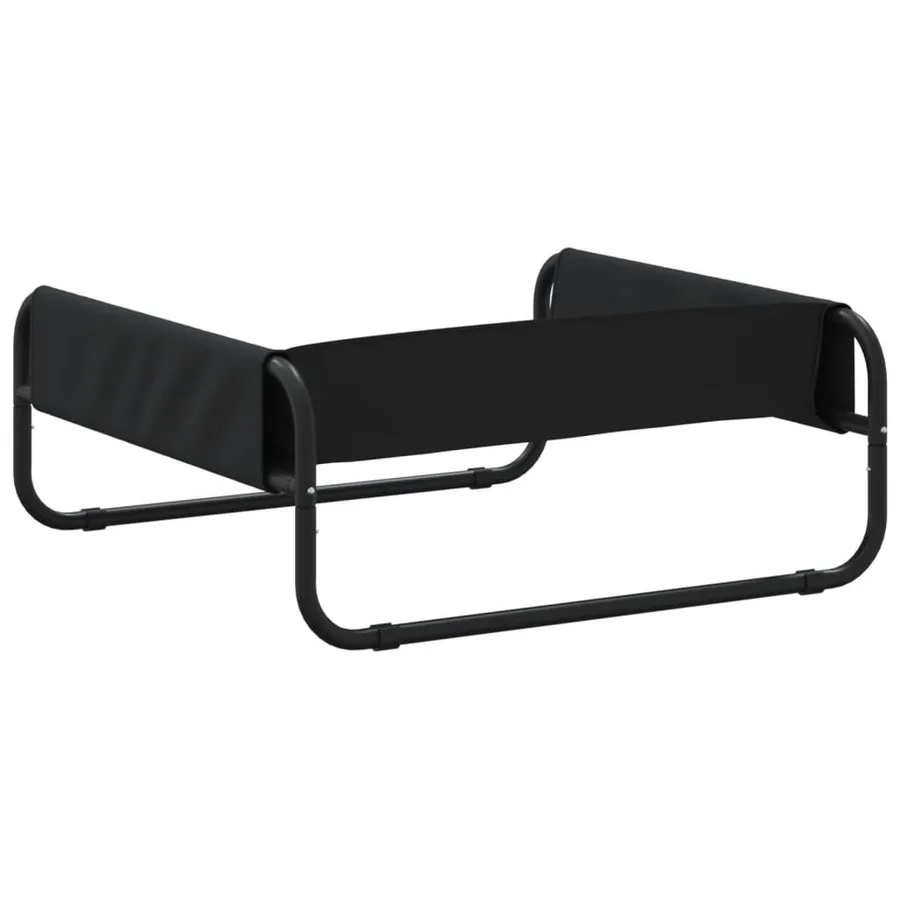 Lit surélevé pour chien anthracite tissu Oxford et acier - 7
