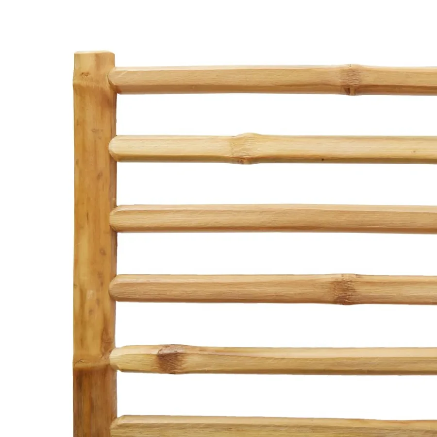 Chaises pliables de jardin lot de 6 43x54x88 cm bambou - 9