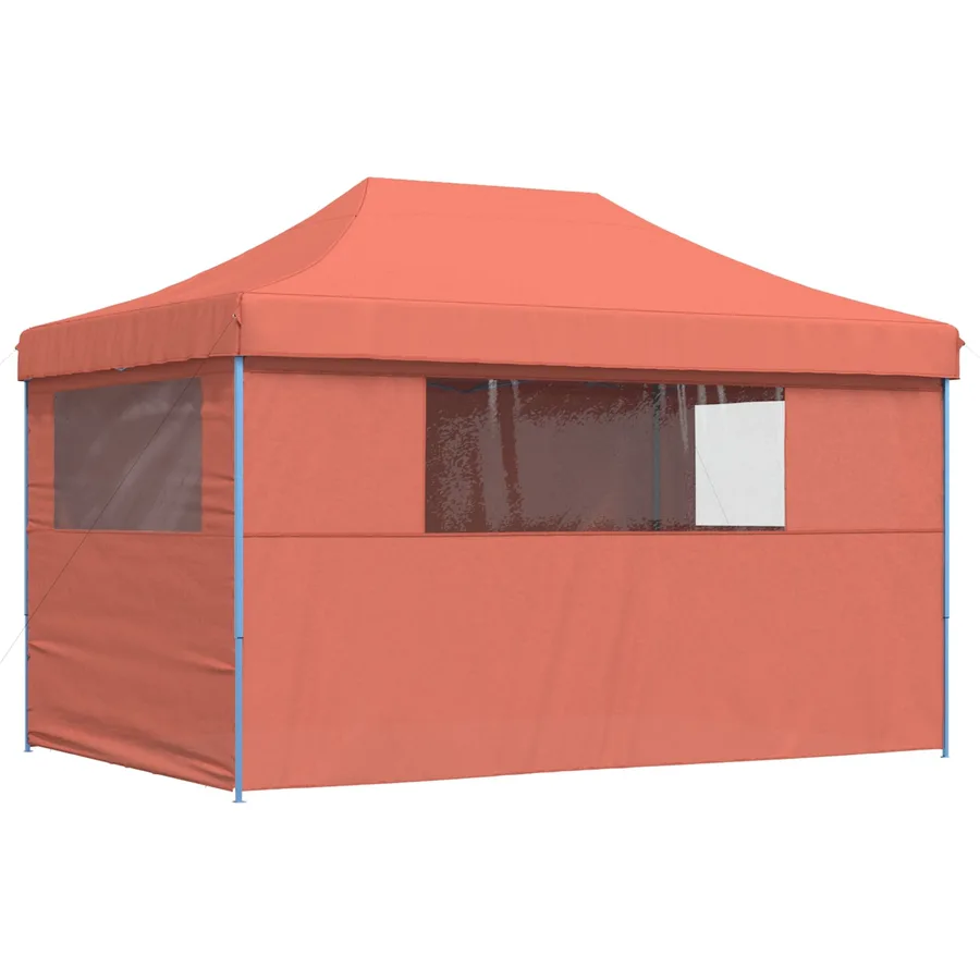 Tente de réception pliable escamotable avec 4 parois latérales - 5