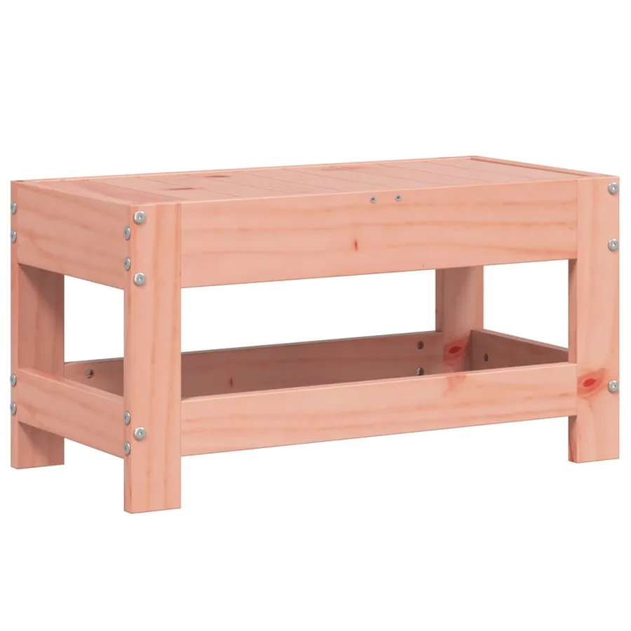 Repose-pied de jardin 62x30x32 cm bois massif de douglas - 2
