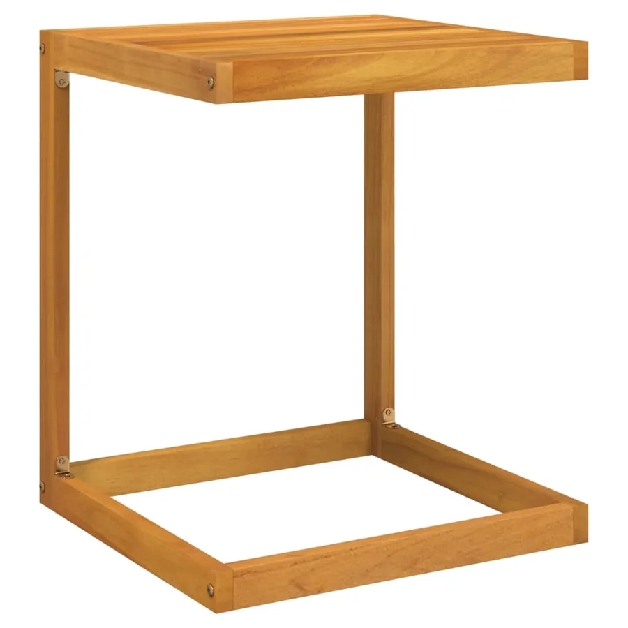 vidaXL Table en forme de C 42x40x50 cm bois massif d'acacia - 2