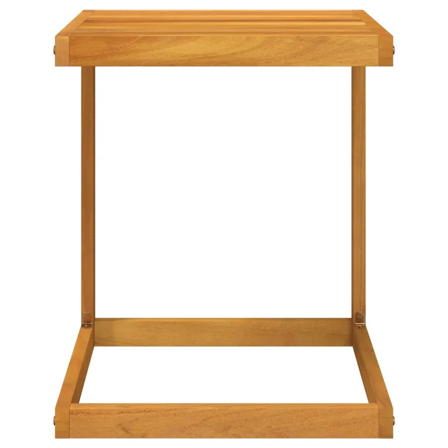 vidaXL Table en forme de C 42x40x50 cm bois massif d'acacia - 4