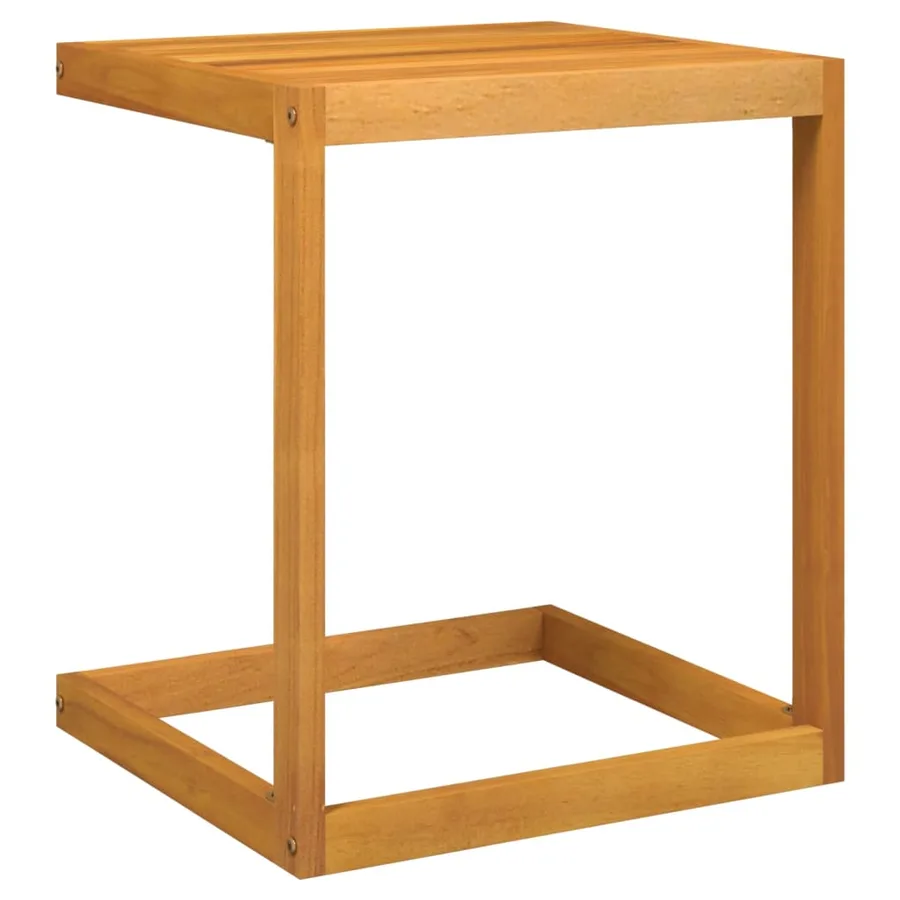 vidaXL Table en forme de C 42x40x50 cm bois massif d'acacia - 6