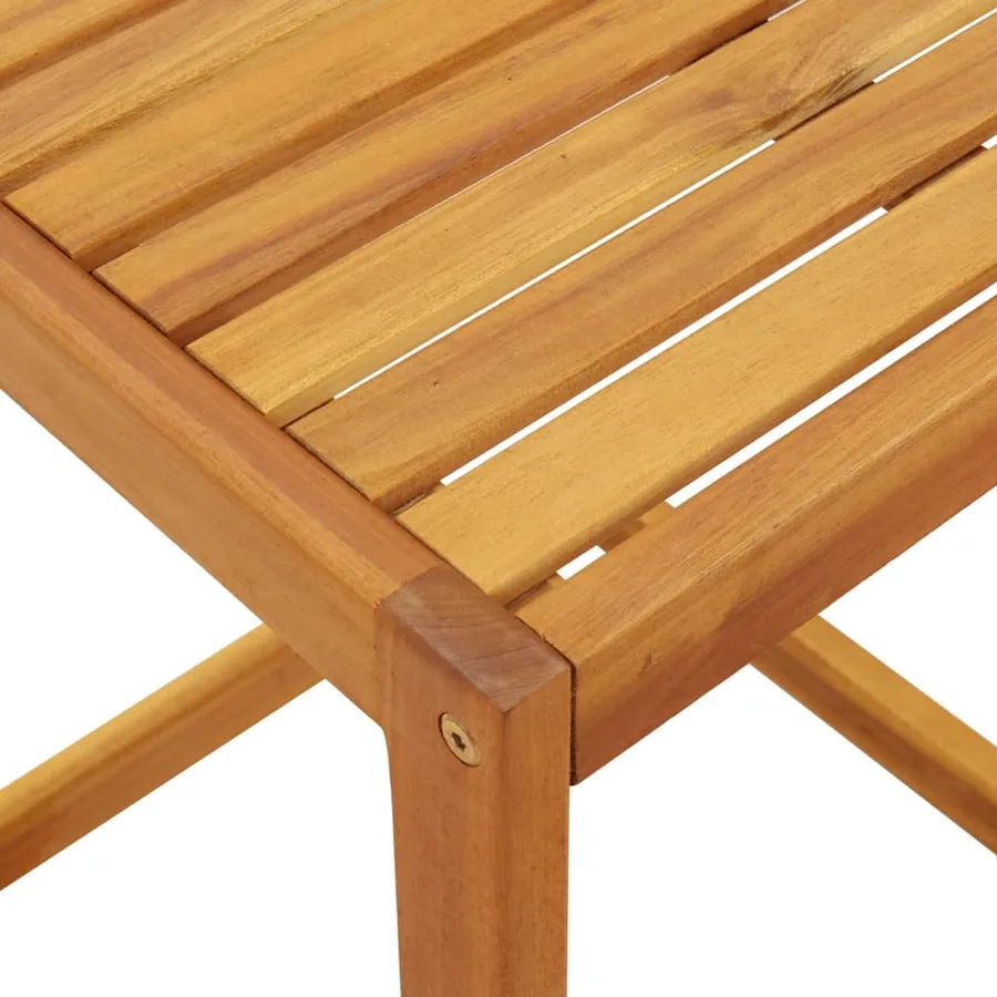 vidaXL Table en forme de C 42x40x50 cm bois massif d'acacia - 8