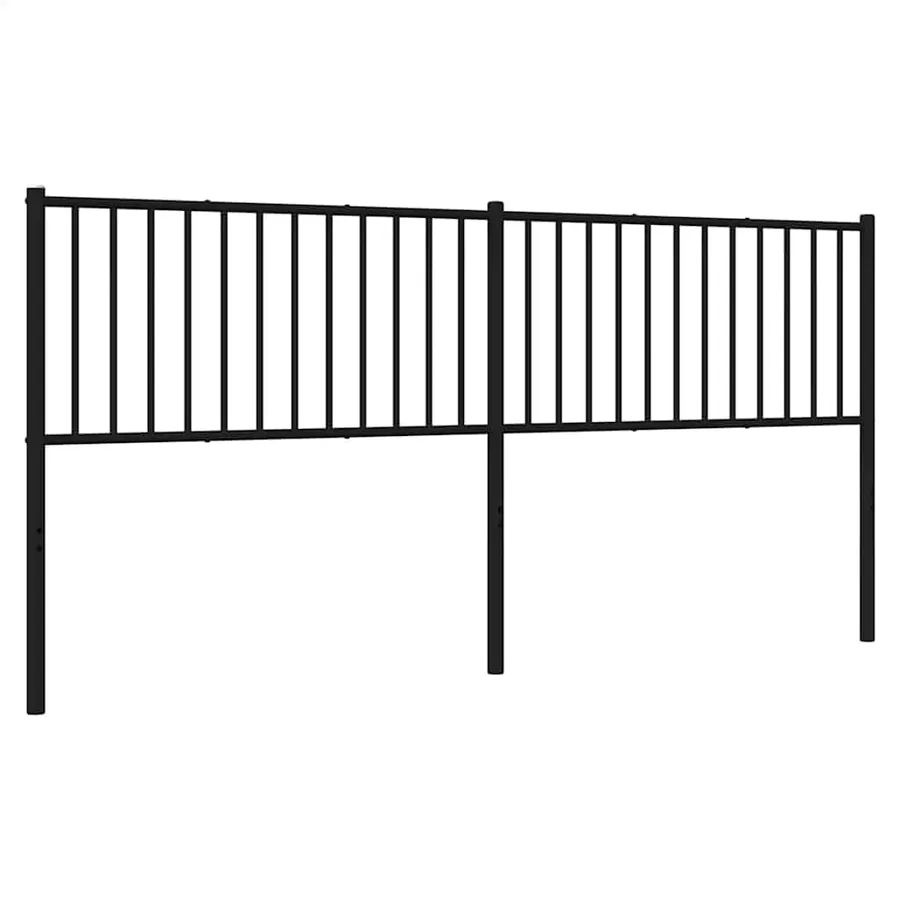 Tête de lit de remplacement métal noir 193 cm - 5