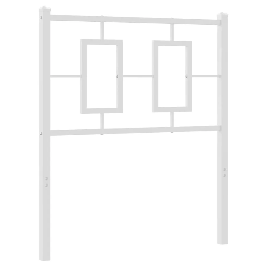 Tête de lit de remplacement métal blanc 80 cm - 2