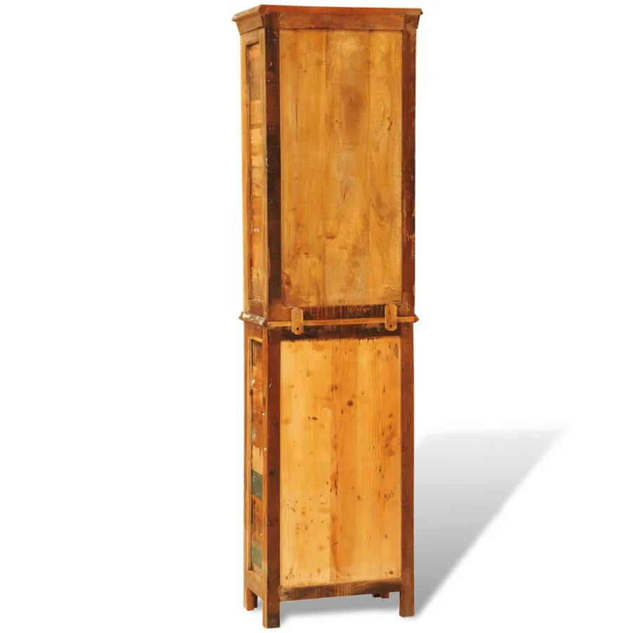 Bibliothèque Bois massif de récupération Vintage - 4