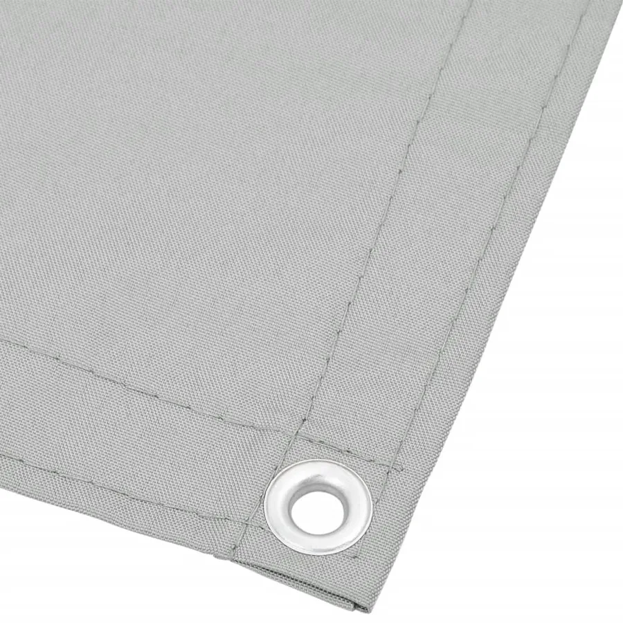 Écran de balcon gris clair 120x600 cm 100% polyester oxford - 4