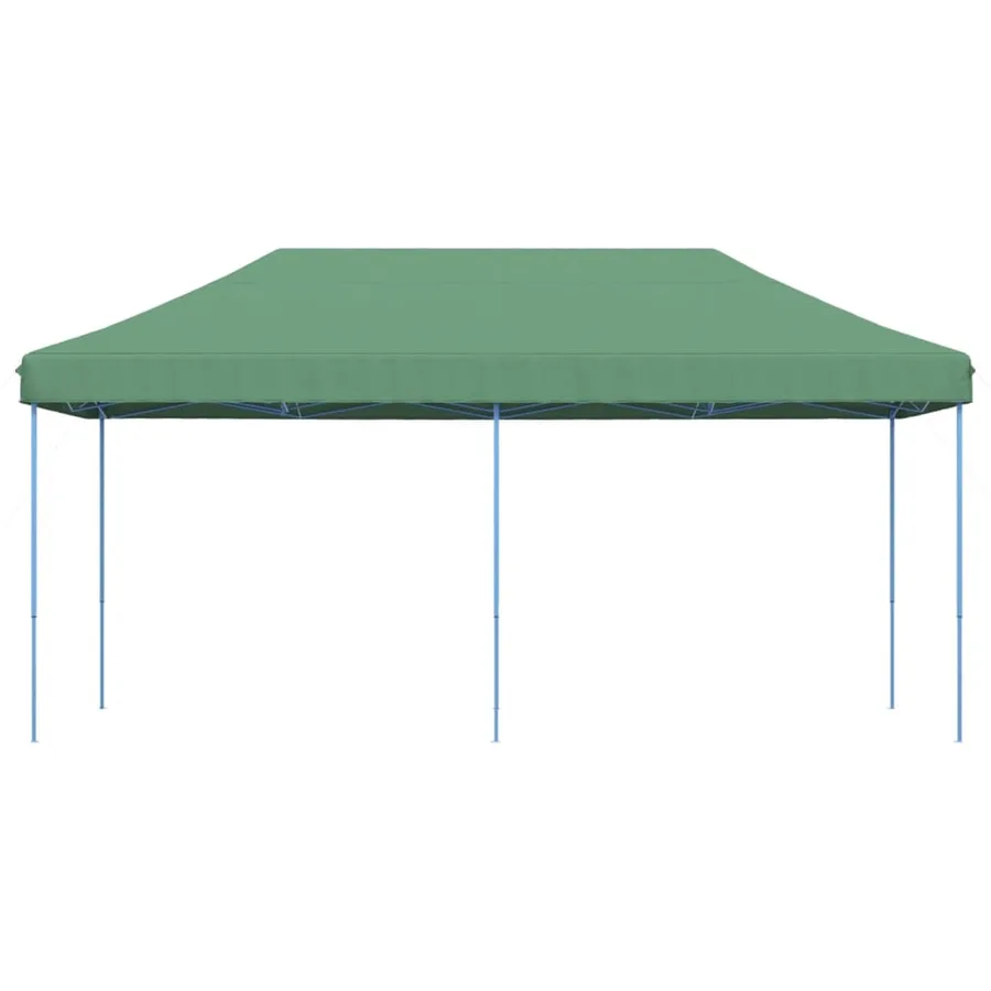 Tente de réception pliable escamotable vert 580x292x315 cm - 3