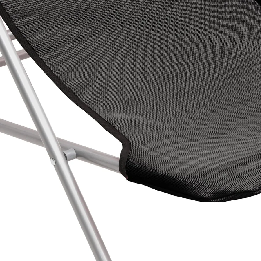 Chaises plage pliantes lot de 2 textilène acier enduit poudre - 10
