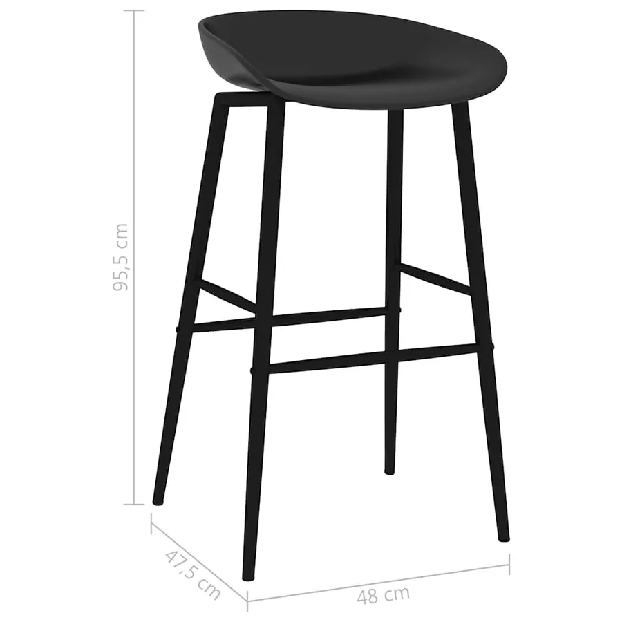 Ensemble de bar 5 pcs Blanc et noir - 13