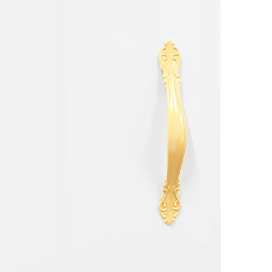 Buffet haut Blanc brillant 69,5x34x180 cm Bois d'ingénierie - 11