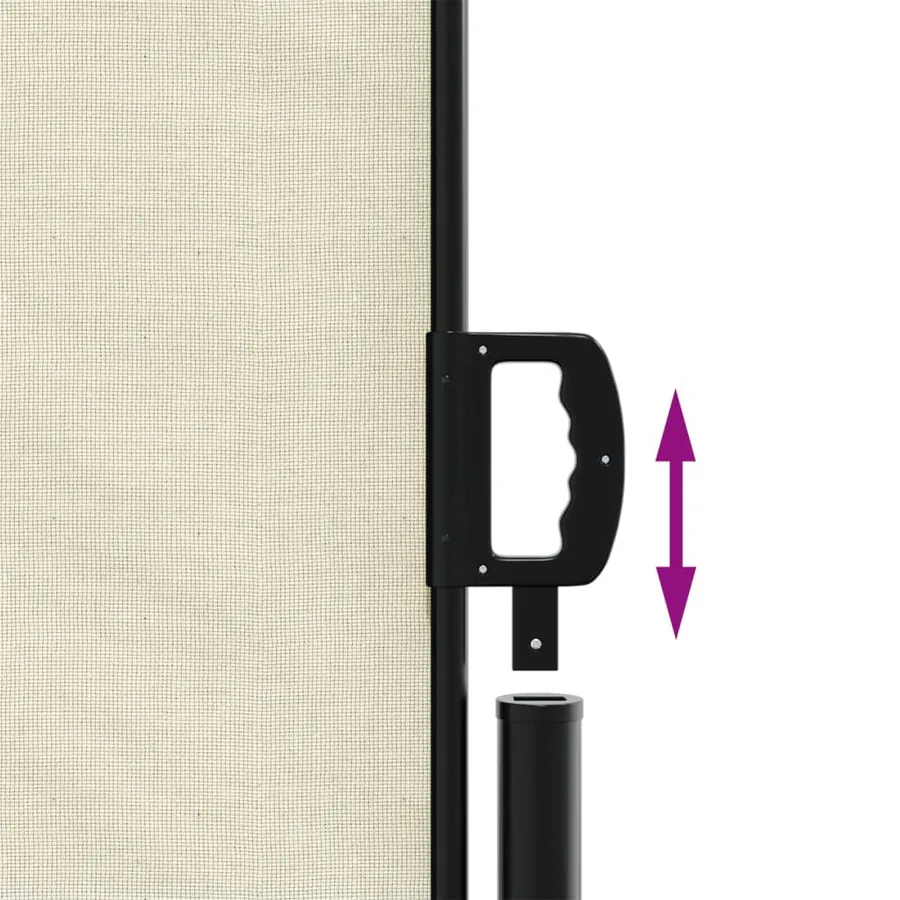 Auvent latéral rétractable crème 220x1000 cm - 6
