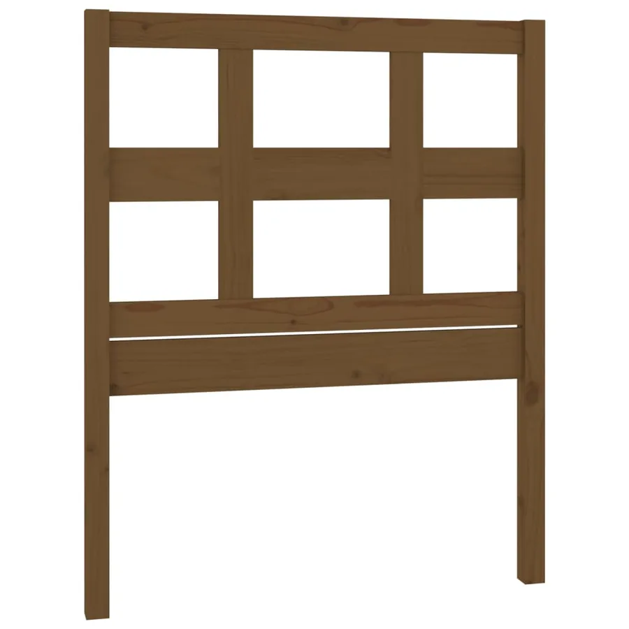 Tête de lit Marron miel 105,5x4x100 cm Bois massif de pin - 2