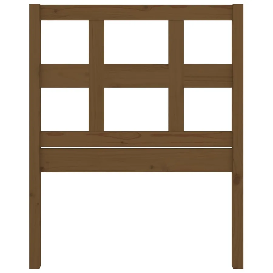 Tête de lit Marron miel 105,5x4x100 cm Bois massif de pin - 4