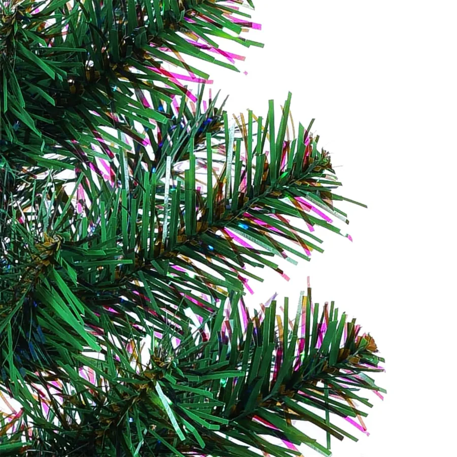 Sapin de Noël artificiel pointes iridescentes Vert 180 cm PVC - 4