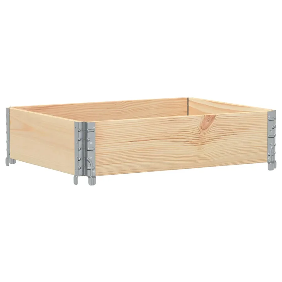Jardinière 80x60 cm bois de pin massif - 2