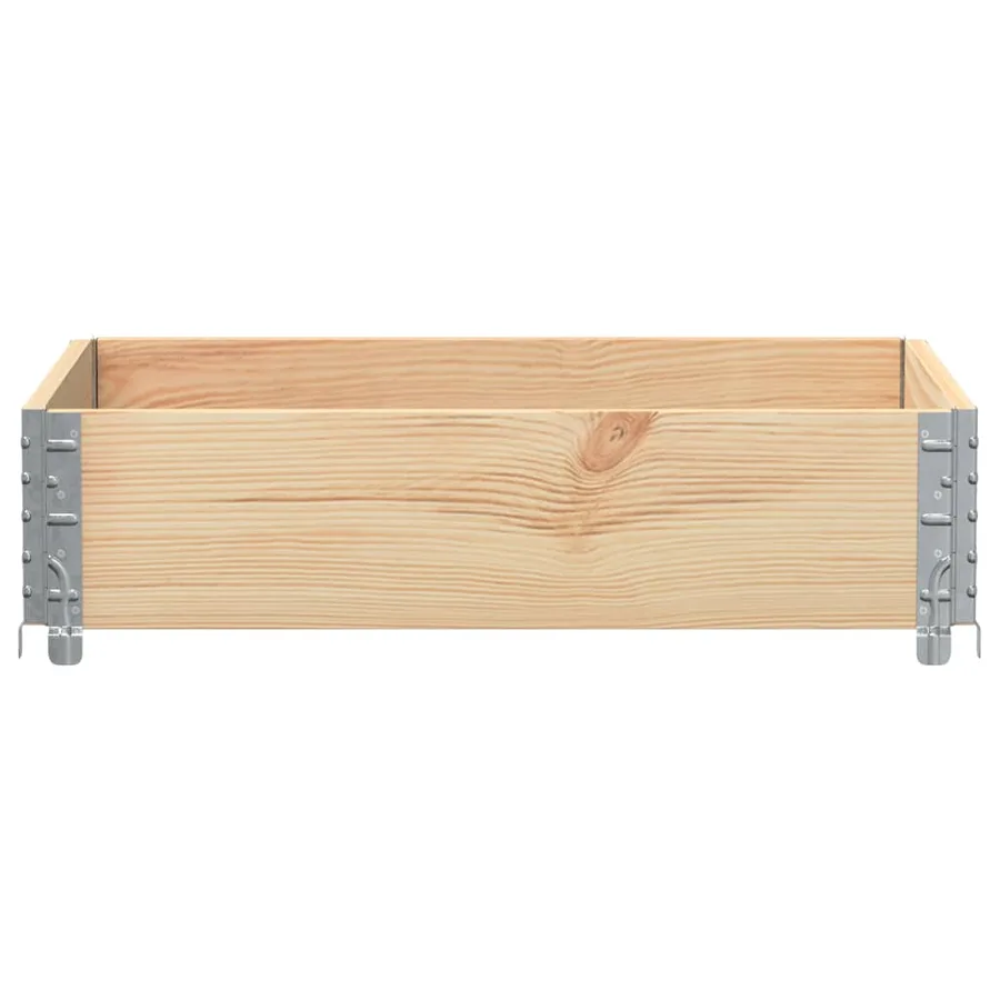Jardinière 80x60 cm bois de pin massif - 3