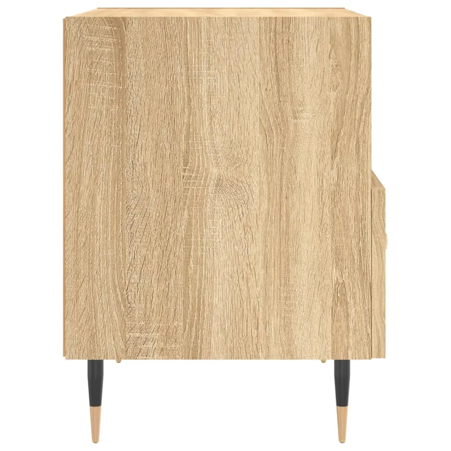 Tables de chevet 2 pcs chêne sonoma 40x35x47,5 cm - 8