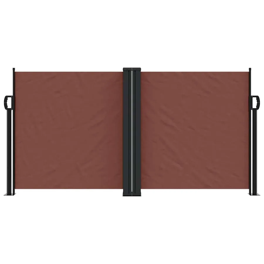 Auvent latéral rétractable marron 120x1200 cm - 3