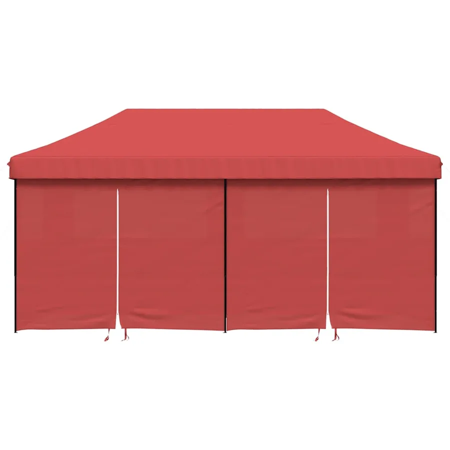 Tente de réception pliable escamotable avec 4 parois latérales - 3