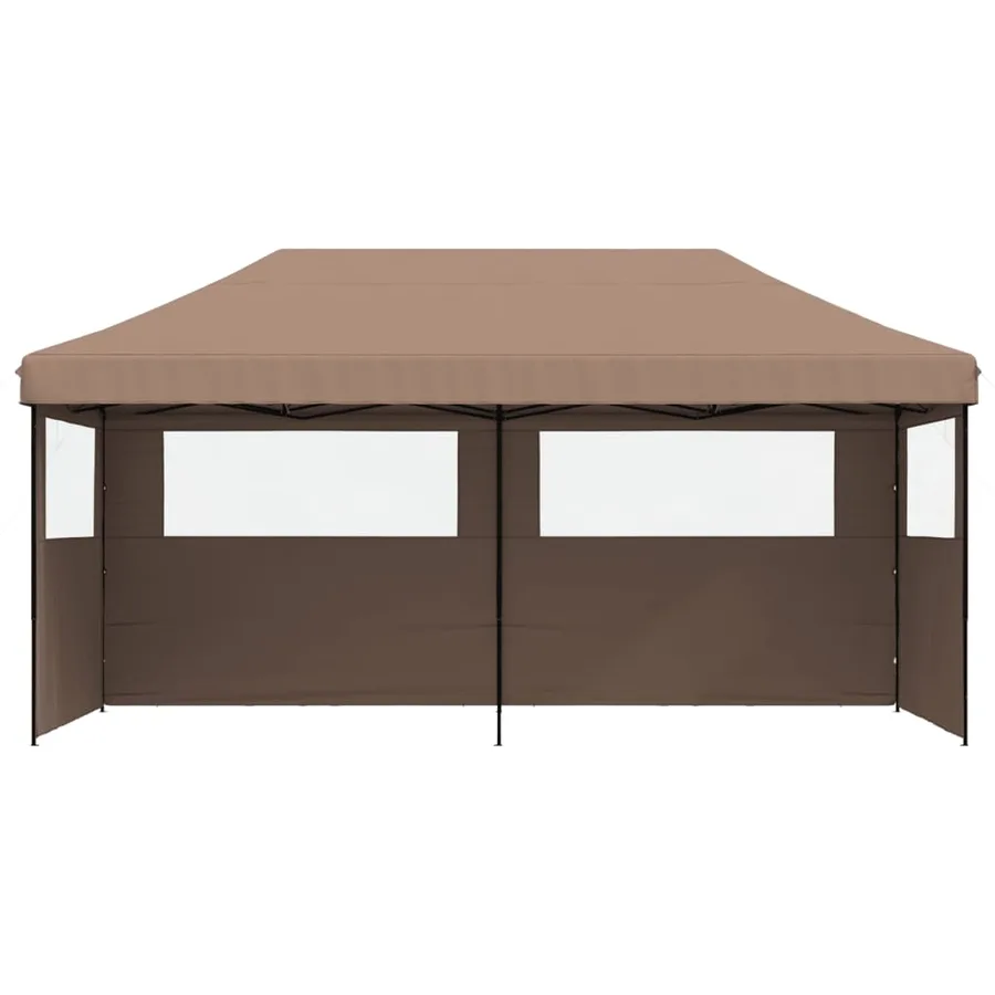 Tente de réception pliable escamotable avec 3 parois latérales - 3