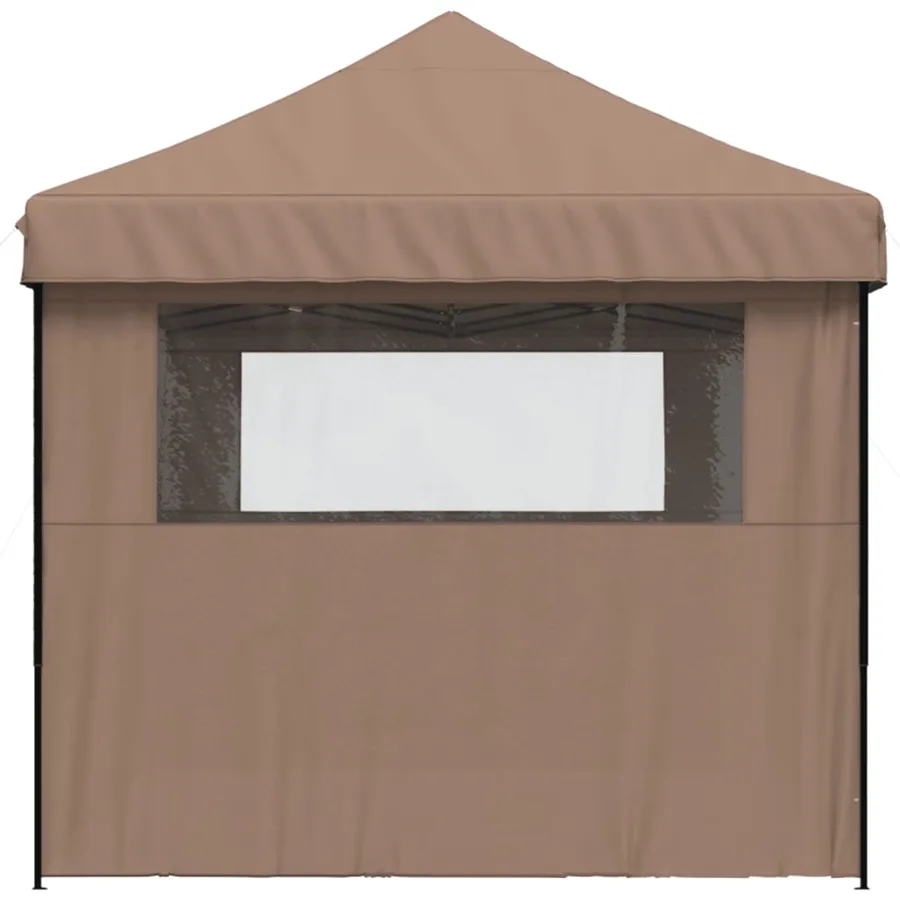 Tente de réception pliable escamotable avec 3 parois latérales - 5