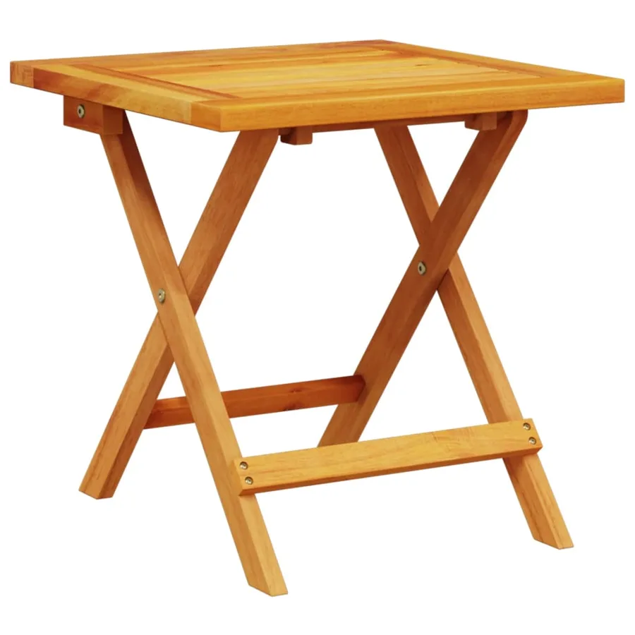 Table d’appoint de jardin 40x40x40 cm bois d'acacia massif - 2