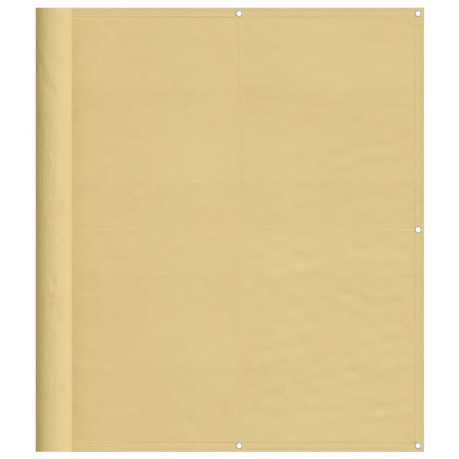 Écran de balcon sable 120x1000 cm 100% polyester oxford - 2