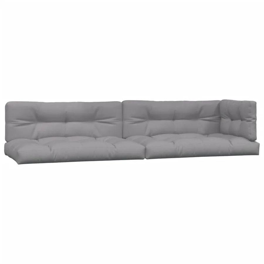 Salon palette de jardin avec coussins 4pcs bois d'acacia massif - 6