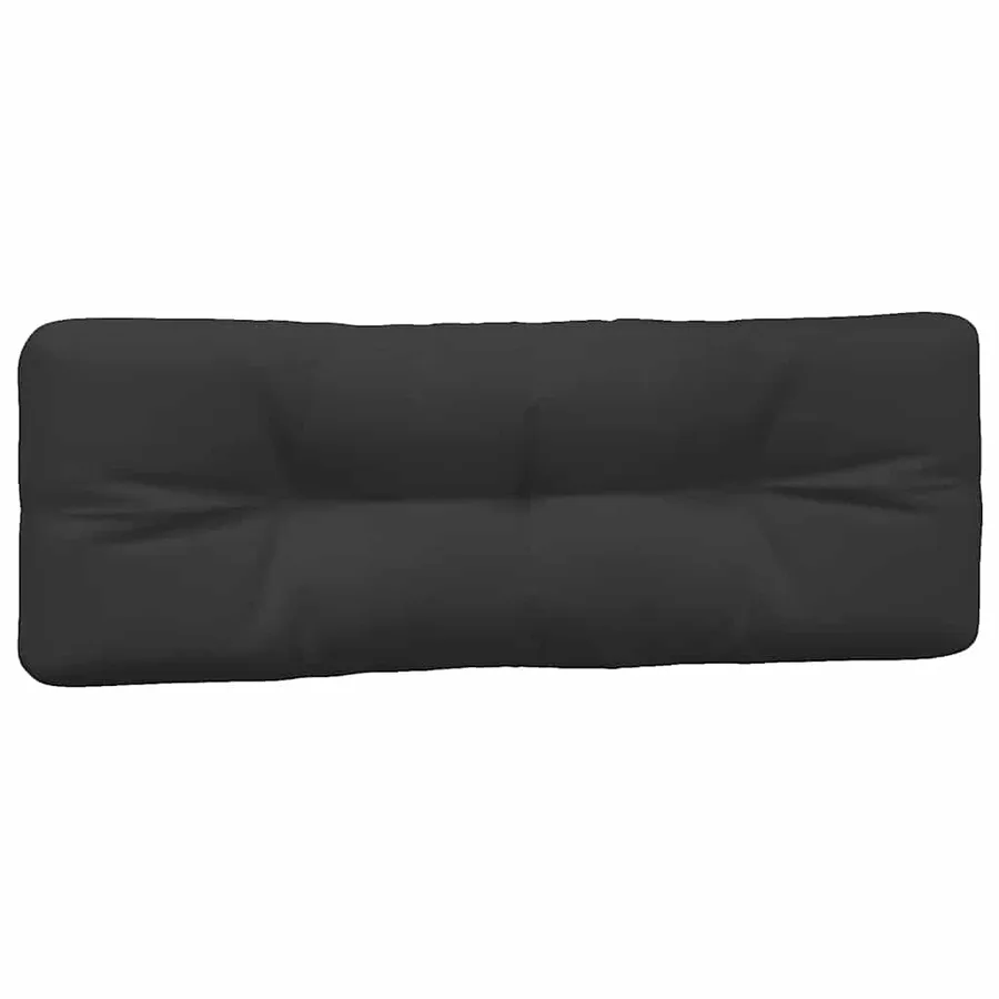 Coussins de palette lot de 3 noir tissu - 4