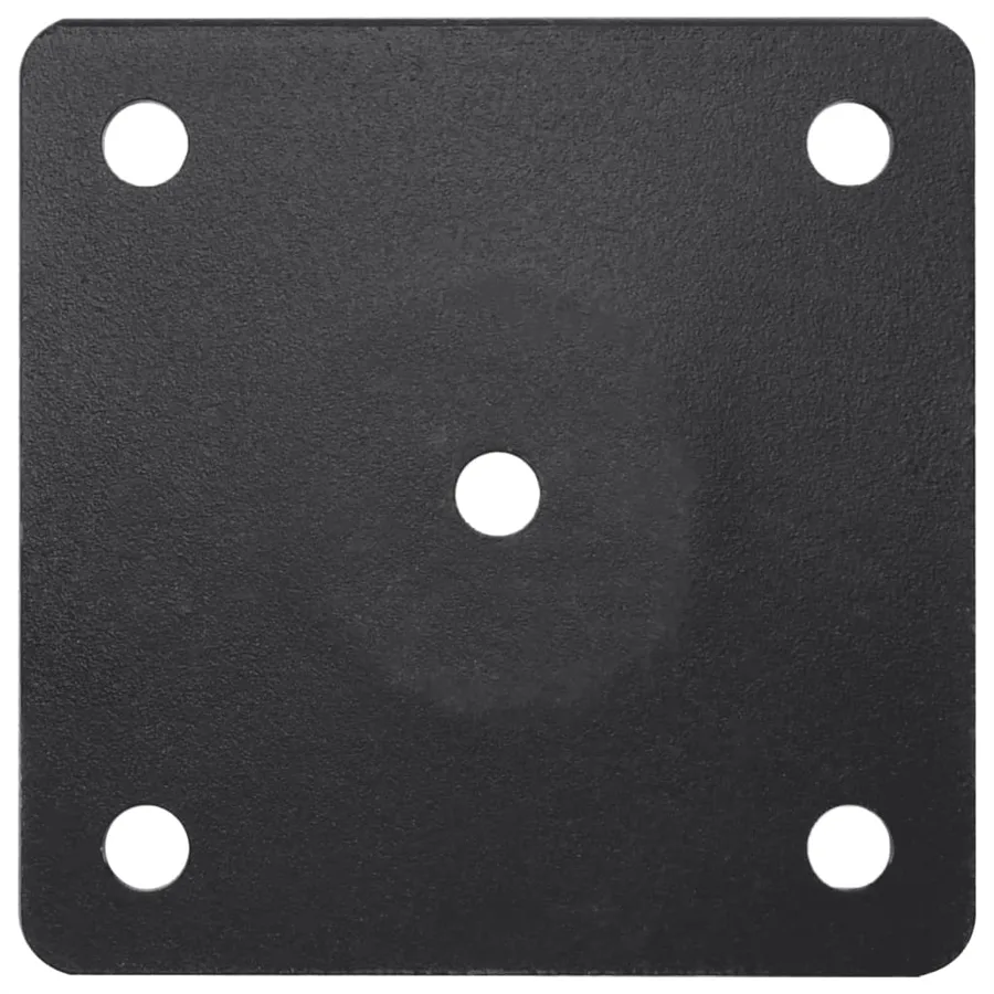 Base de parasol pour mât Ø38/48 mm noir mat acier - 4
