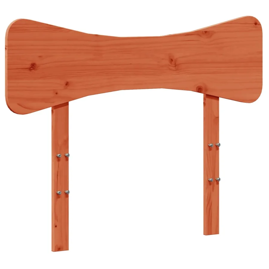Tête de lit cire marron 100 cm bois massif de pin - 2