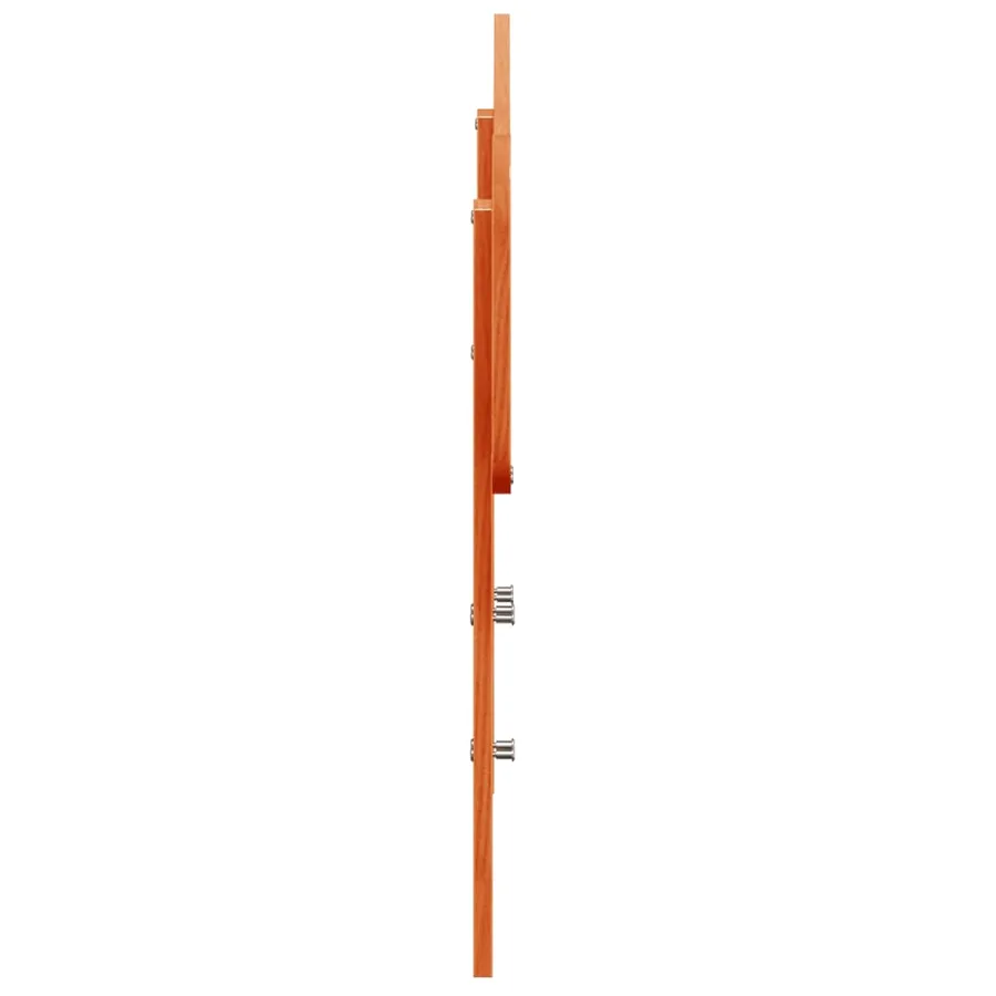 Tête de lit cire marron 100 cm bois massif de pin - 5
