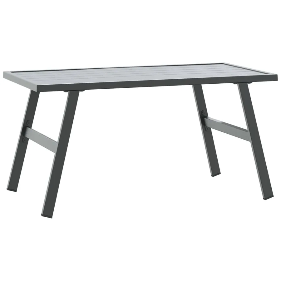 Ensemble de bancs de jardin avec coussins 5 pcs noir - 4