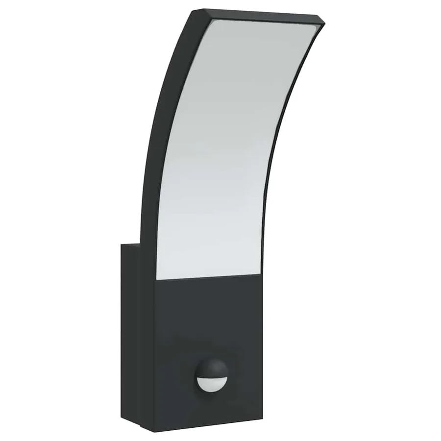 Appliques murales LED d'extérieur avec capteurs 2 pcs noir - 4