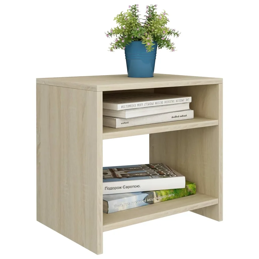 Table de chevet Chêne sonoma 40x30x40 cm Bois d'ingénierie - 3