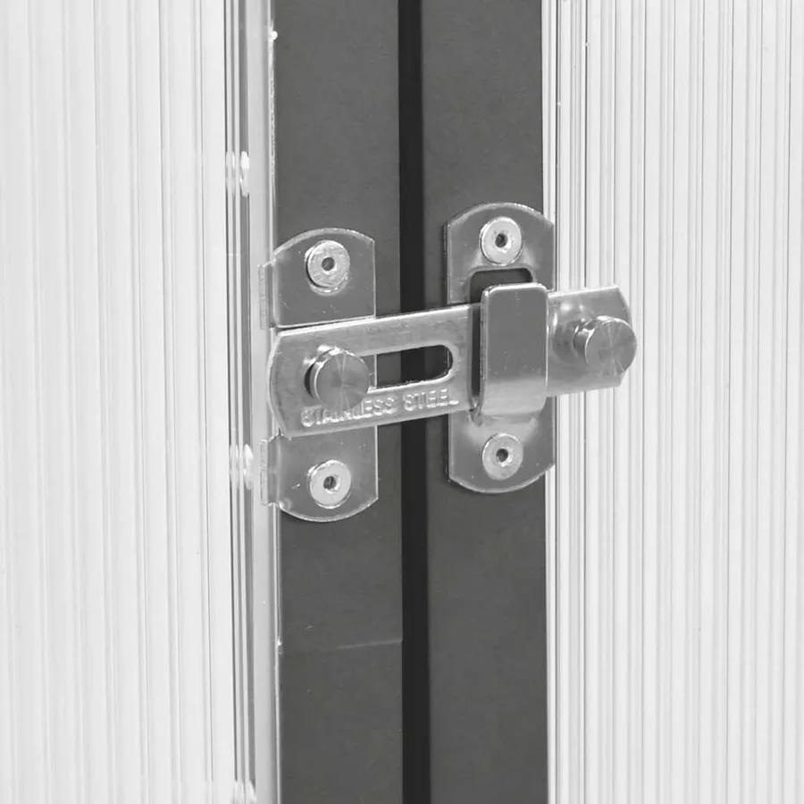 Serre avec cadre de base anthracite 169x58x202 cm aluminium - 7