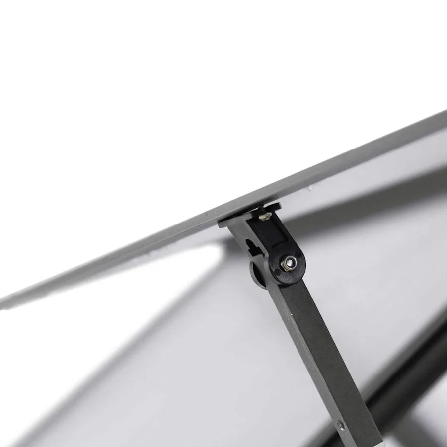 Serre avec cadre de base anthracite 169x58x202 cm aluminium - 8
