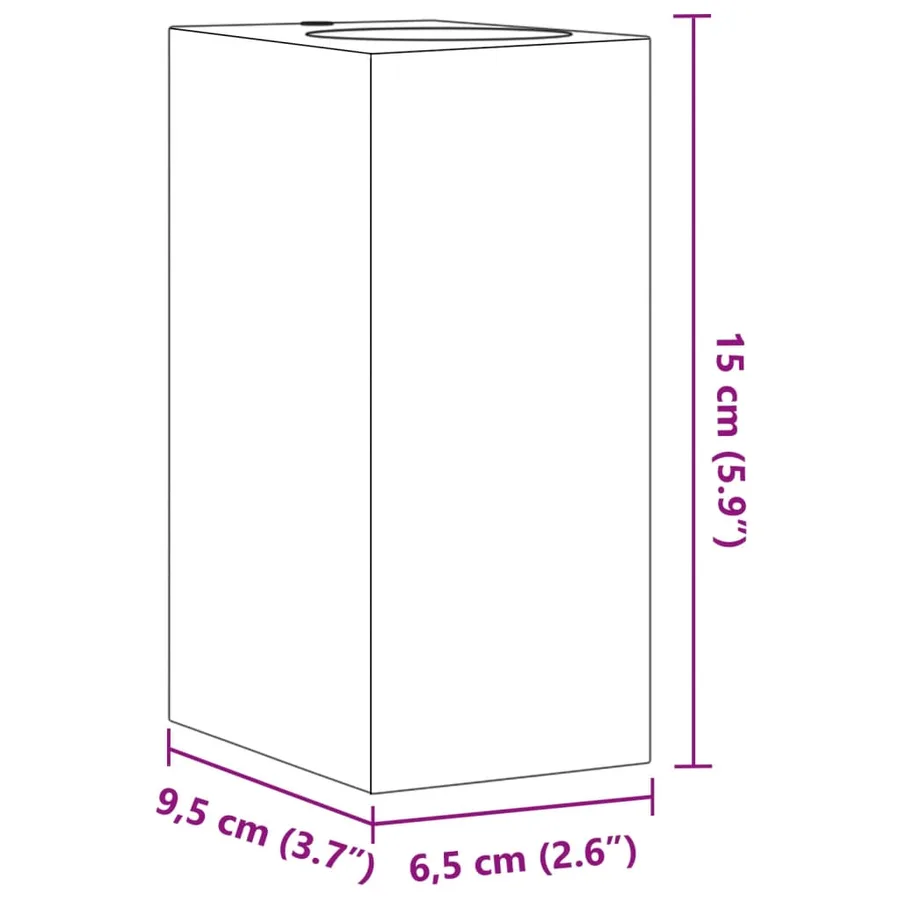 Appliques murales extérieur 2 pcs aluminium moulé sous pression - 7