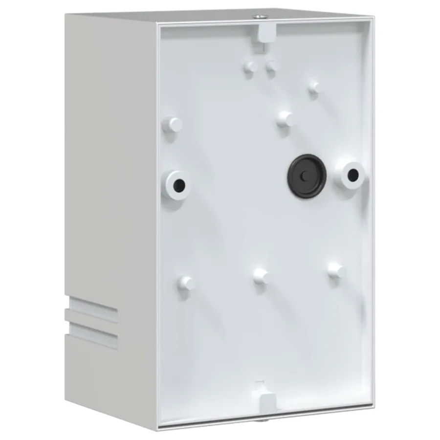 Applique murale d'extérieur argenté acier inoxydable - 6