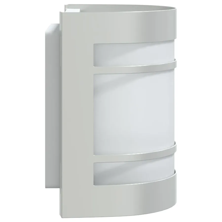 Appliques murales d'extérieur 2pcs argenté acier inoxydable - 5