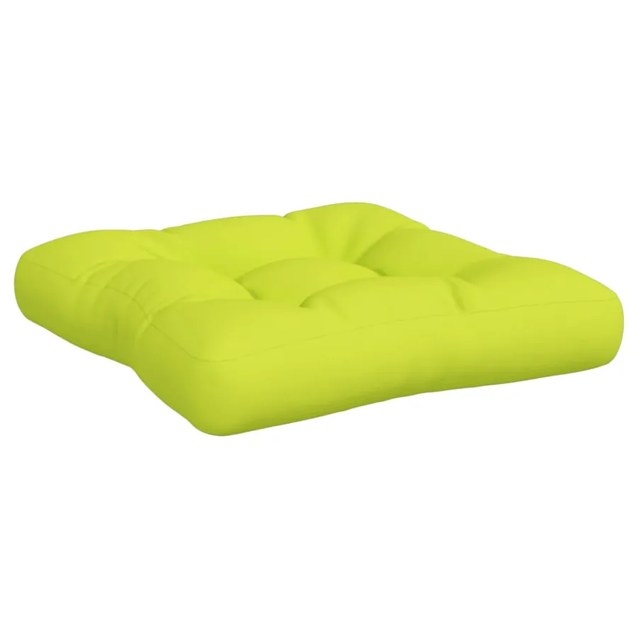 Coussins de palette lot de 3 vert vif tissu - 6