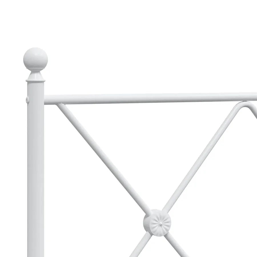 Tête de lit de remplacement métal blanc 180 cm - 5