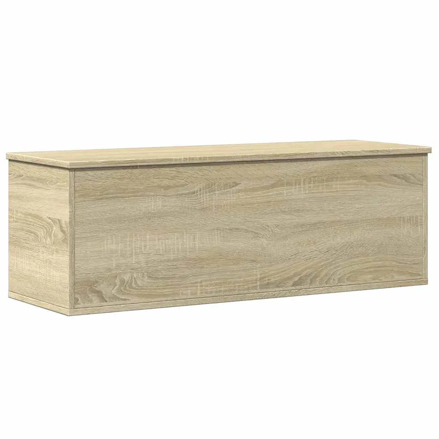 Boîte de rangement chêne sonoma 102x35x35 cm bois d'ingénierie - 2
