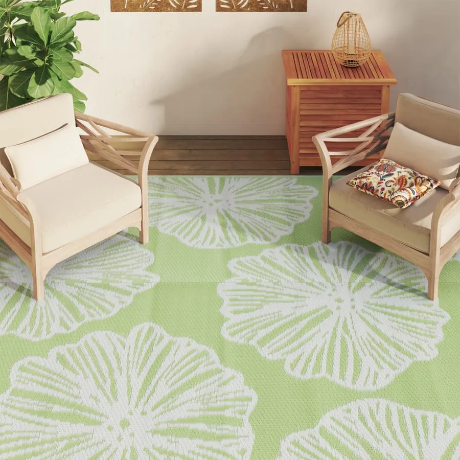 Tapis d'extérieur ARAKIL vert 190 x 290 cm PP - 3