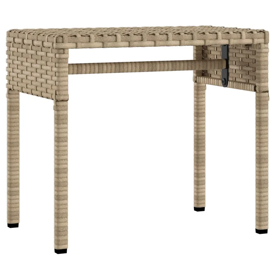 Chaises longues lot de 2 avec auvents et table gris poly rotin - 27